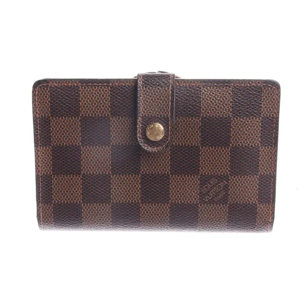 Wallet, in Dark Brown, Leather, Louis Vuitton