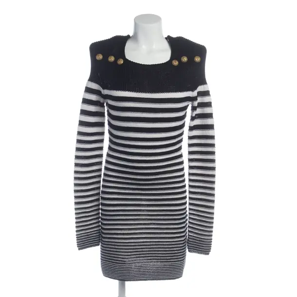 Kleid in Schwarz, Baumwolle, Balmain