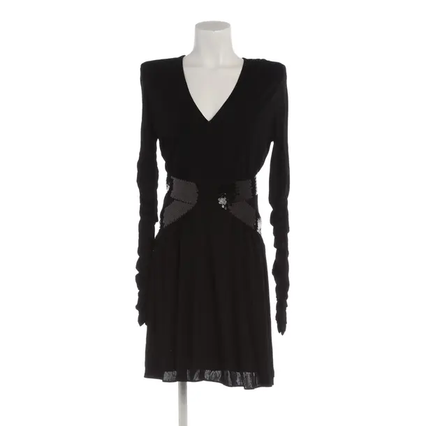 Cocktailkleid in Schwarz, Viskose, Balmain