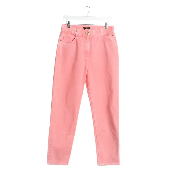 Jeans Boyfriend in Rosa, Baumwolle, Balmain