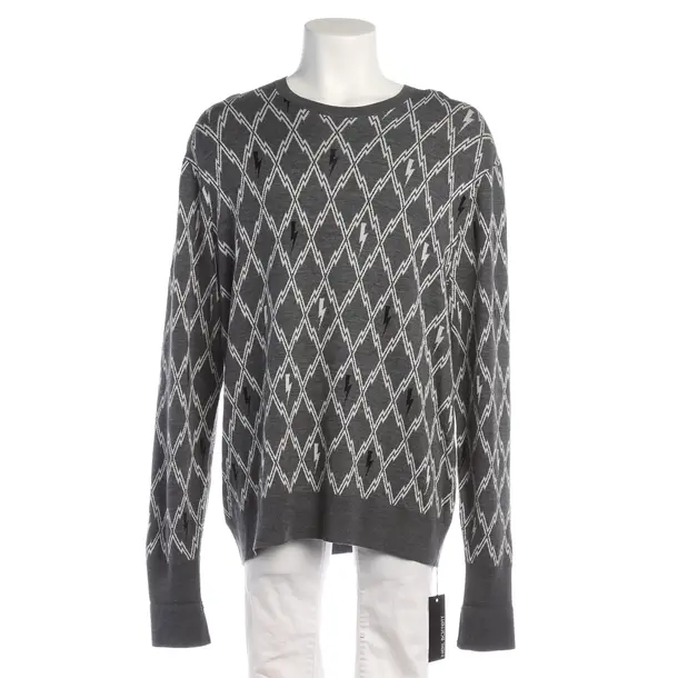 Jumper in Gray, Wool, Neil Barrett