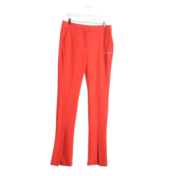 Pants in Red, Polyester, Off-White