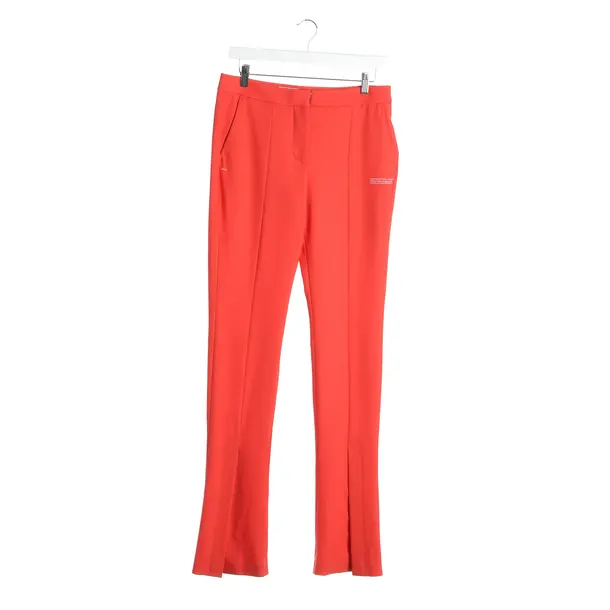 Pants in Red, Polyester, Off-White
