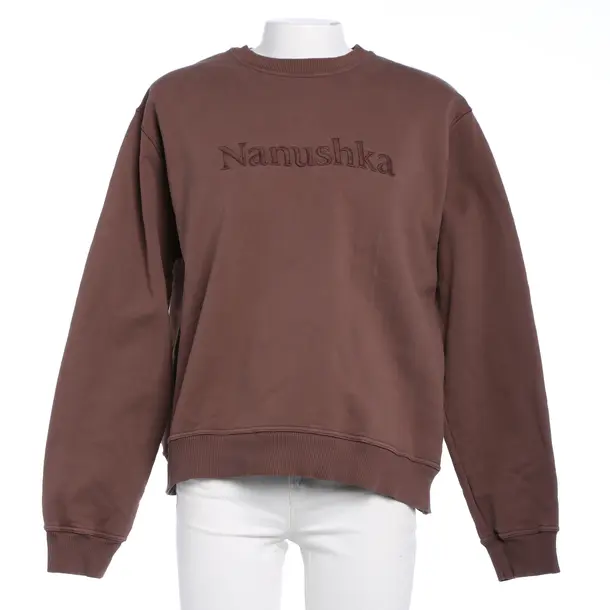 Sweatshirt in Braun, Baumwolle, Nanushka