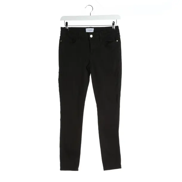 Jeans Slim Fit in Schwarz, Baumwolle, Frame