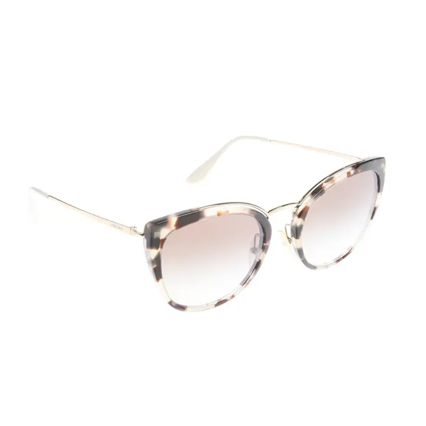Sonnenbrille in Weiß, Kunststoff / Metall, Prada