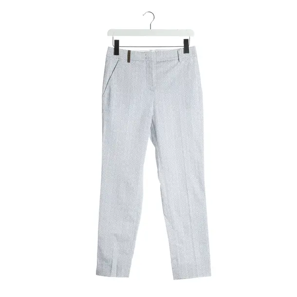 Bundfaltenhosen, in Hellblau, Baumwolle, Peserico