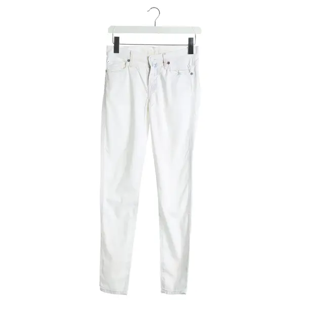 Hose, in Weiß, Lyocell, 7 for all mankind