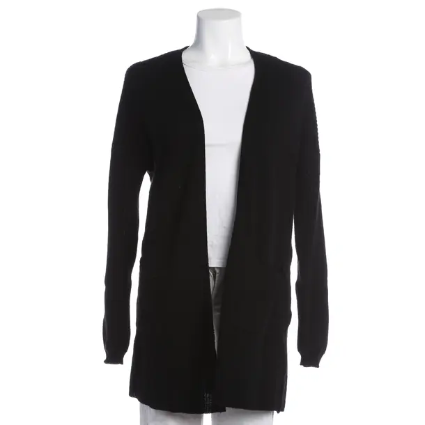 Cardigan, in Nero, Cachemire, FTC Cashmere