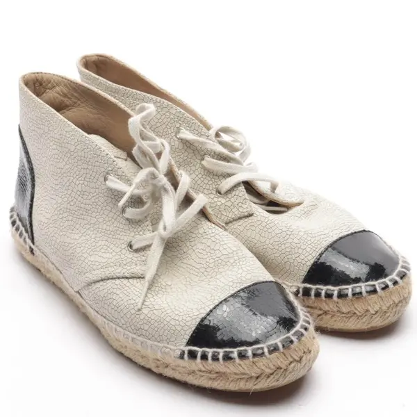 Loafers in Gray, , Chanel