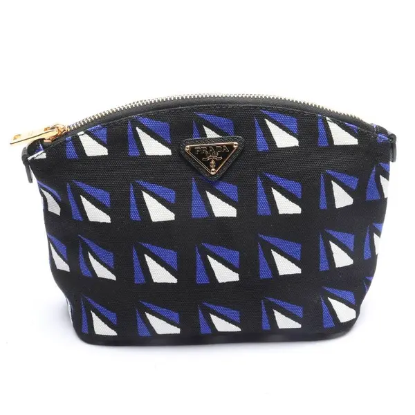 Cosmetic Bag in Multicolored, Cotton, Prada