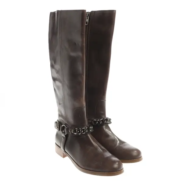 Stiefel, in Dunkelbraun, Coach