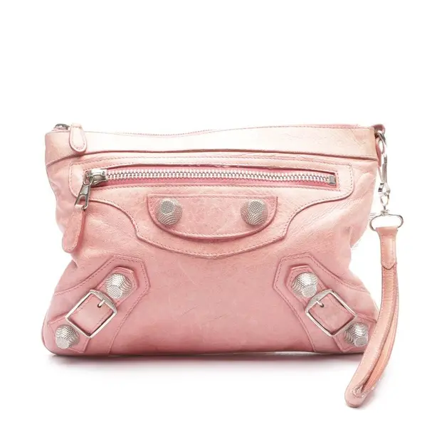 Clutch in Pink, Leather, Balenciaga