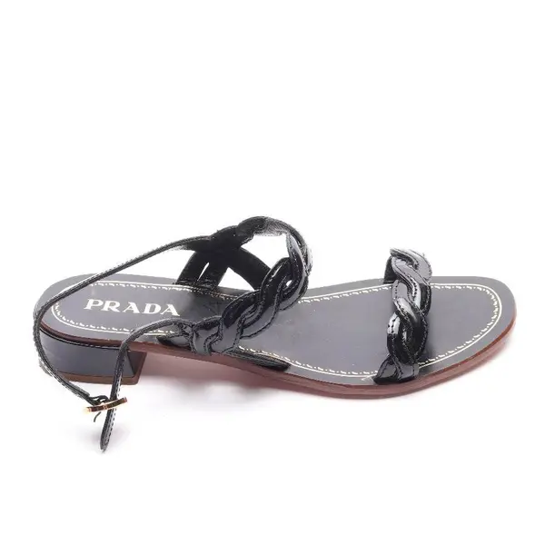 Sandals in Black, , Prada