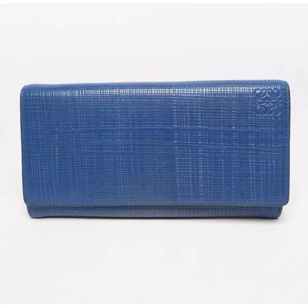 Geldbörse in Blau, Leder, Loewe