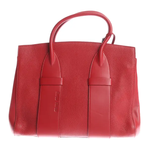 Handtasche in Rot, Leder, Miu Miu