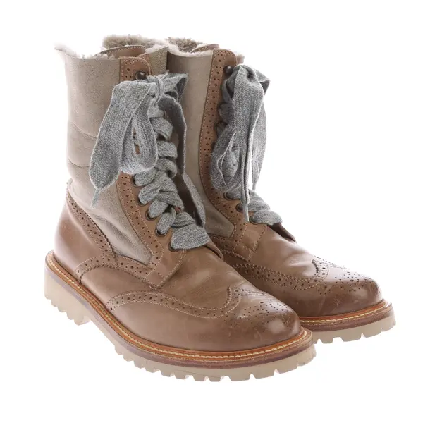 Ankle Boots in Brown, , Brunello Cucinelli