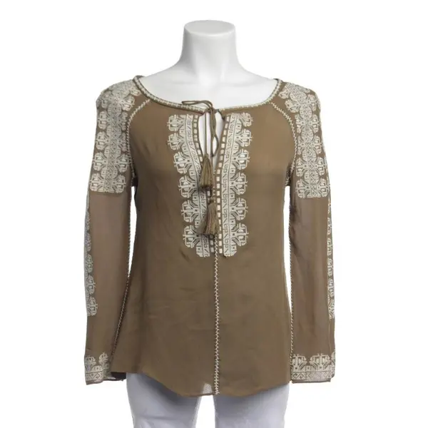 Silk Blouse in Green, Silk, Tory Burch
