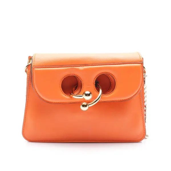 Shoulder Bag in Orange, Leather, JW Anderson