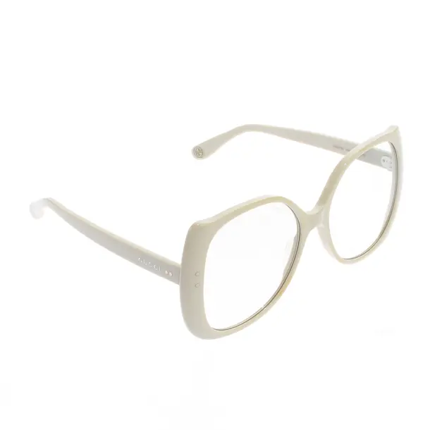 Rechteck, in Cream, Kunststoff, Gucci