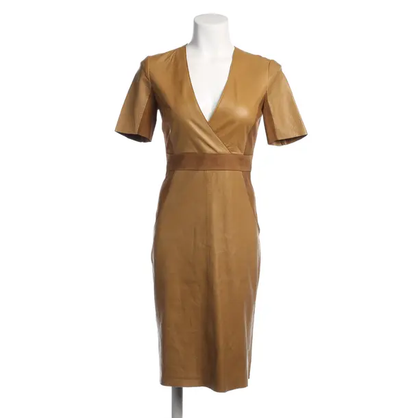 Leather Dress in Brown, Leather, Tory Burch