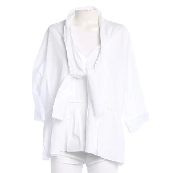 Bluse, in Weiß, Baumwolle, Red Valentino