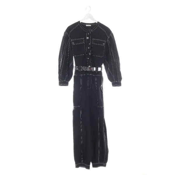 Jumpsuit in Schwarz, Baumwolle, Ulla Johnson