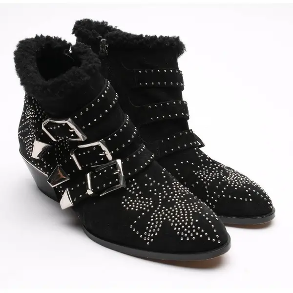 Biker Boots in Schwarz, , Chloé
