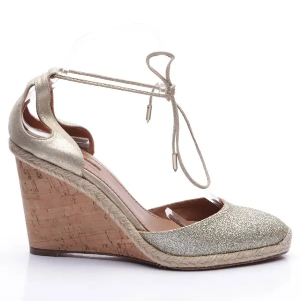 Wedges in Metallic, , Aquazzura