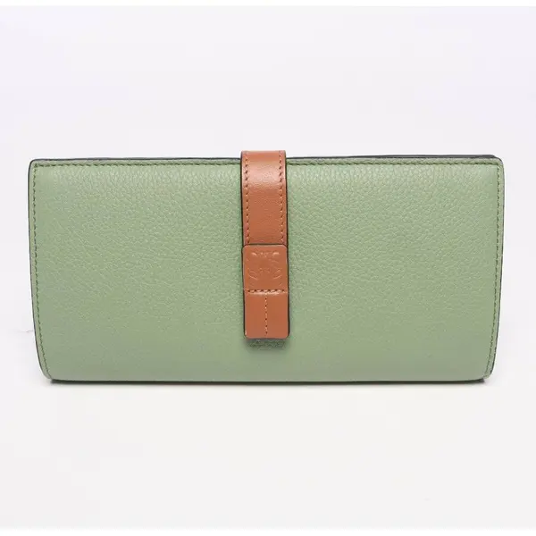 Wallet in Green, Leather, Loewe