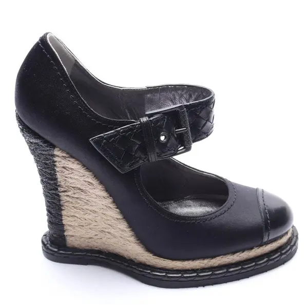 Wedges in Black, , Bottega Veneta