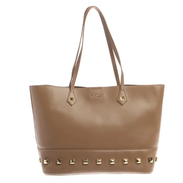 Shopper in Brown, Polyester, Twin Set