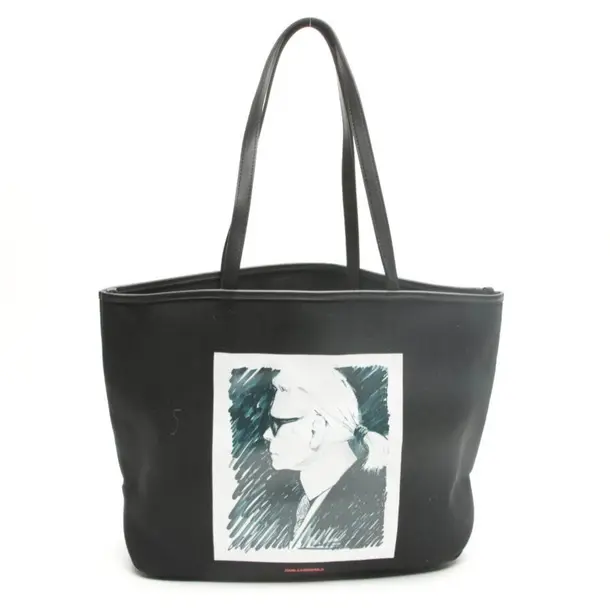 Shopper in Black, Polyester, Karl Lagerfeld