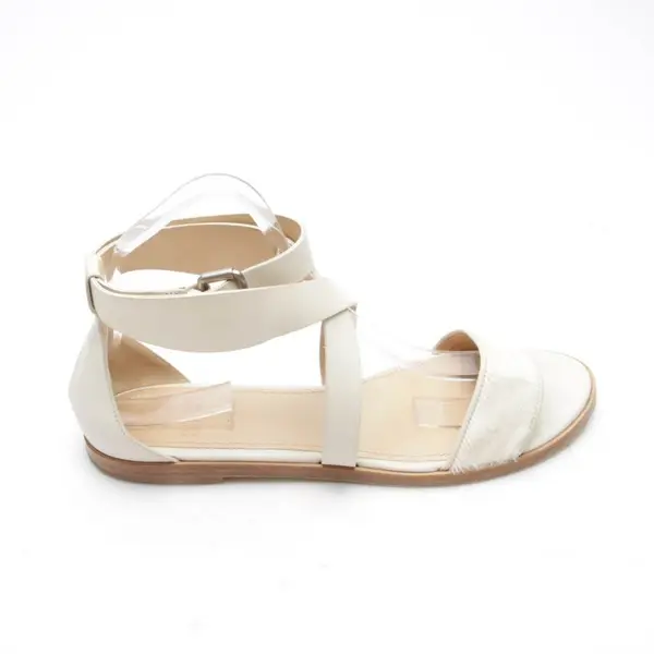 Sandals in White, , Brunello Cucinelli