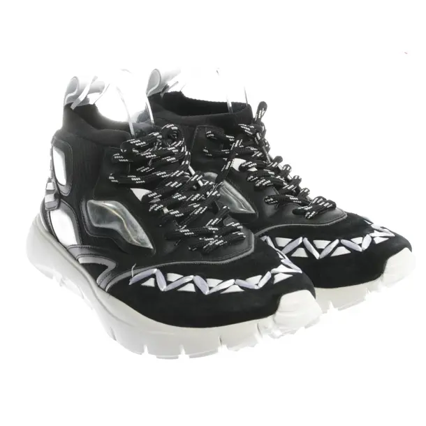 High-Top Sneakers in Black, , Valentino