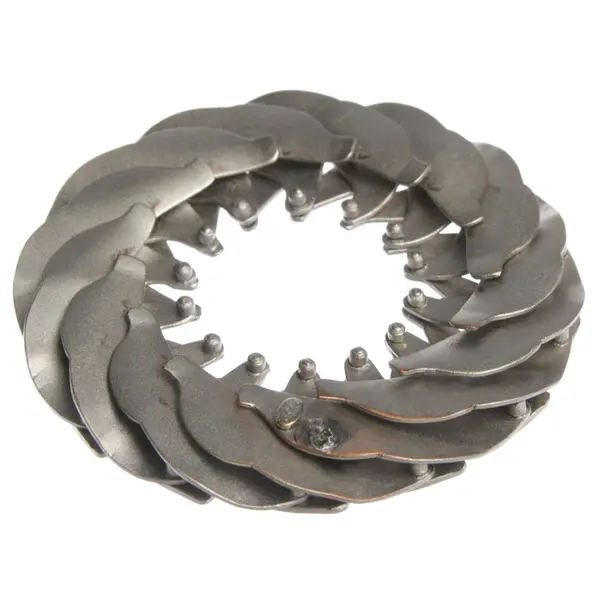 Brosche in Metallic, Metall (metallisch, metallisiert), Chanel