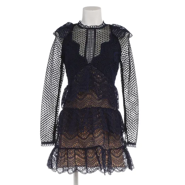 Cocktail Dress in Blue, Polyester, self-portrait