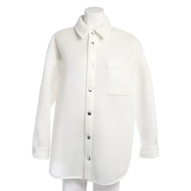 Summer Jacket in White, Polyester, Khrisjoy