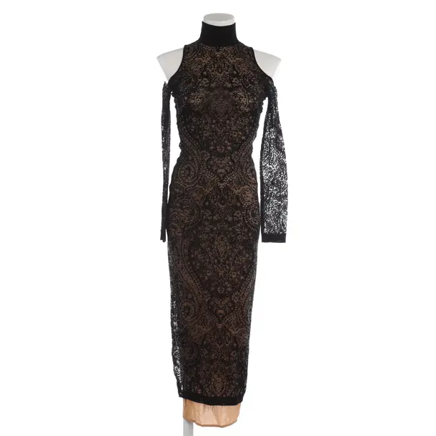 Cocktailkleid in Schwarz, Viskose, Balmain