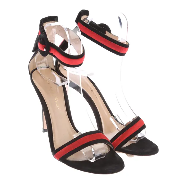 Sandaletten in Schwarz, , Gianvito Rossi