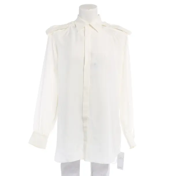 Bluse in Weiß, Seide, Burberry