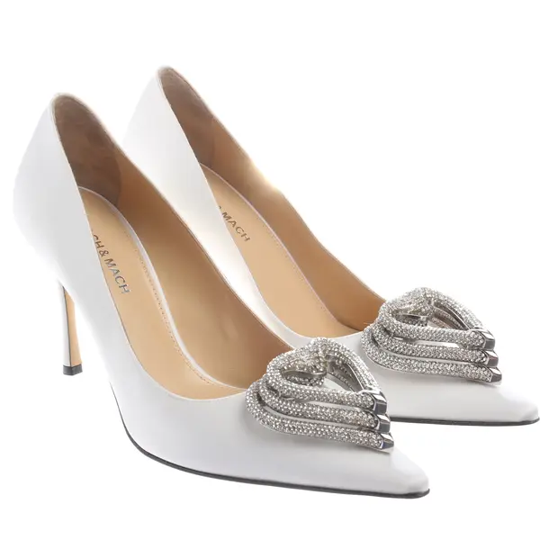 Pumps in White, , Mach & Mach