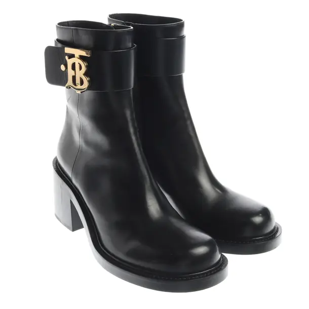 Ankle Boots, in Black, Burberry