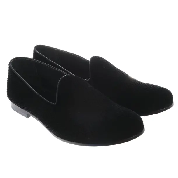 Slip On Shoes in Black, , Giorgio Armani
