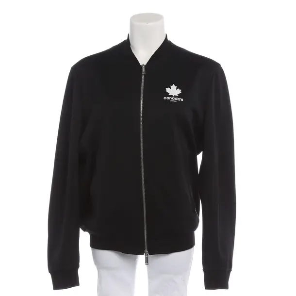 Sweatjacke in Schwarz, Baumwolle, Dsquared