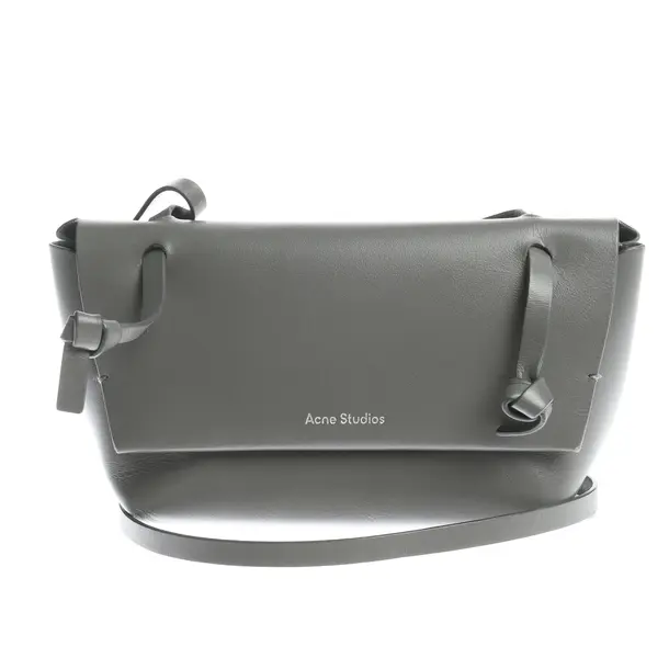 Shoulder Bag in Gray, Leather, Acne Studios