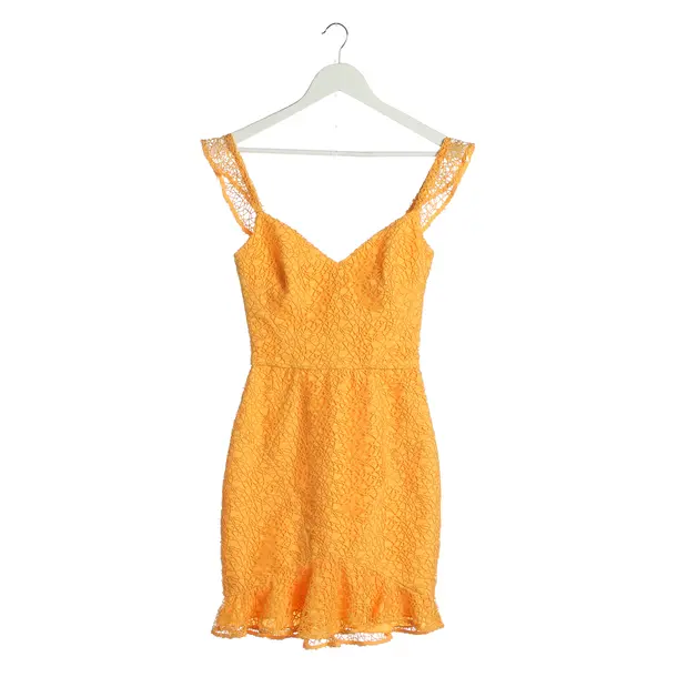 Kleid in Orange, Polyester, Rebecca Vallance