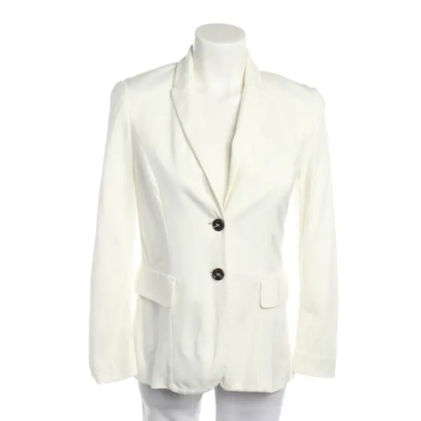Blazer, in White, Viscose, Marc Cain