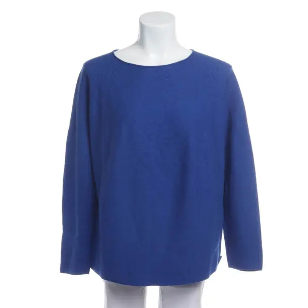 Cashmere Jumper in Blue, Cotton, Hugo Boss