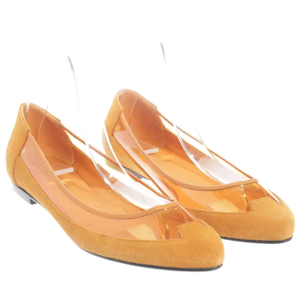 Ballet Flats in Orange, , Bottega Veneta